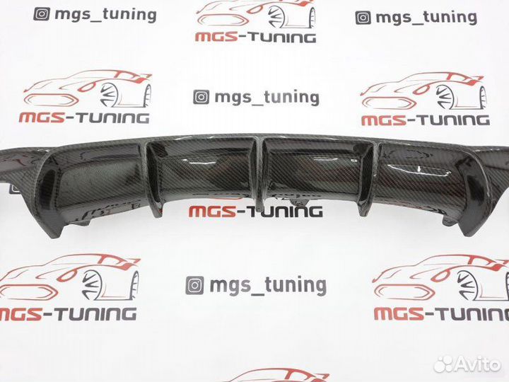 Диффузор BMW 3 series F30 M-Performance 2X2 карбон