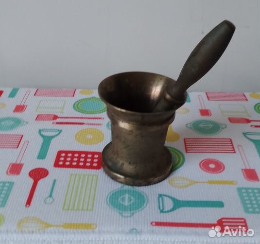 Ступка с пестиком бронза