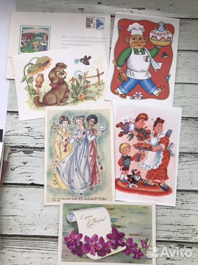 Открытки СССР, наборы