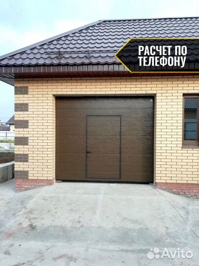 Автоматические секционные гаражные ворота