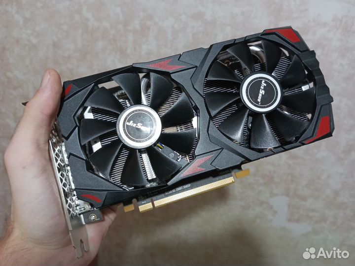 Видеокарта rx580 8gb 2048 sp