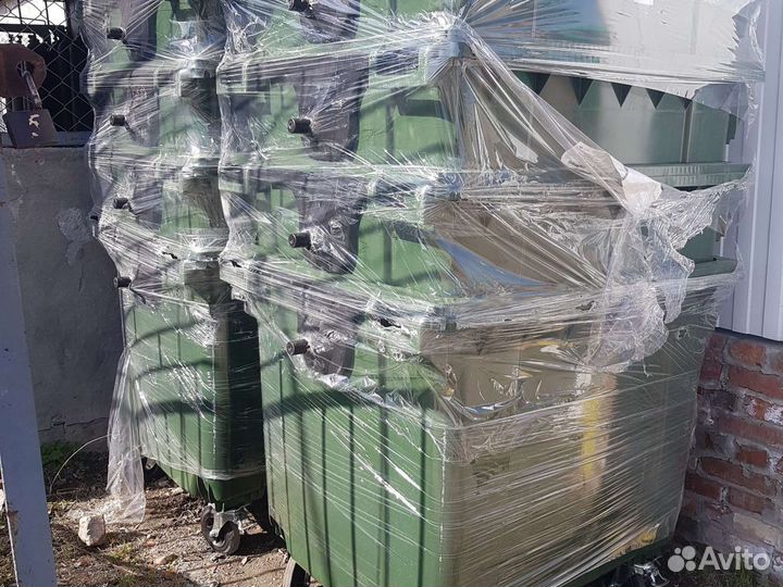 Мусорные баки 1100л Еврокуб