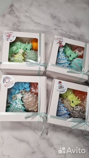 Подарки. Мыло ручной работы. Новогоднее мыло