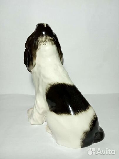 Фарфоровая статуэтка Спаниель лфз СССР