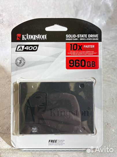 SSD накопители Kingston. Новые. 120/ 240/ 480/ 960