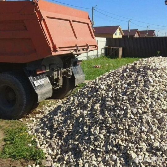 Щебень гравийный с доставкой