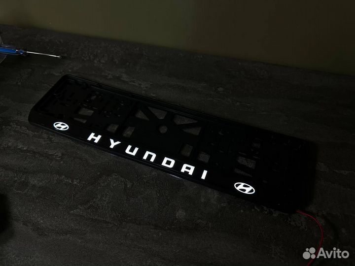 Рамка номера с подсветкой LED