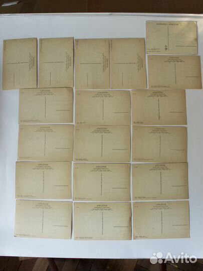 Почтовые карточки с видами Риги, чистые, 18 шт