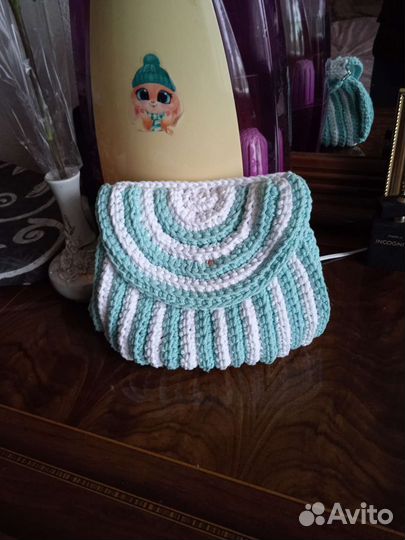 Корзинки ручной работы из трикотажной пряжи