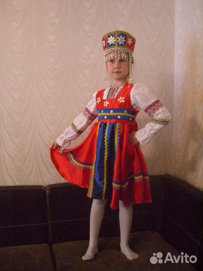 Русский народный карнавальный костюм для девочки