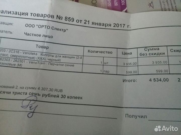 Компрессионные женские колготки