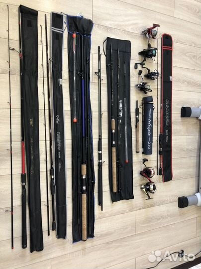 Спининг с катушкой бу