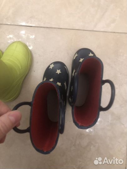 Детские резиновые сапоги lemigo