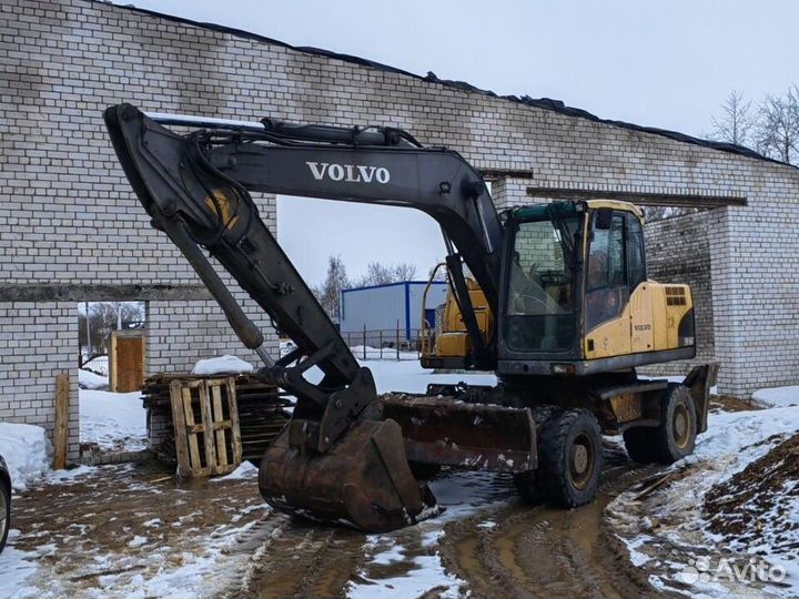 Услуги колесного экскаватора