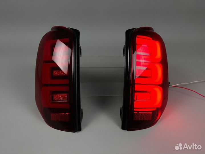 Стопы Mitsubishi L200 06-13г Тюнинг Красные U2485