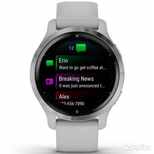 Умные часы Garmin venu 2S, серебристый