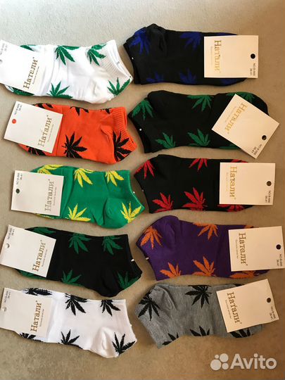 Летние модные носки с принтом унисекс