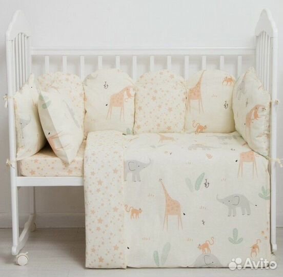 Бортики на кроватку фирма Крошка Я