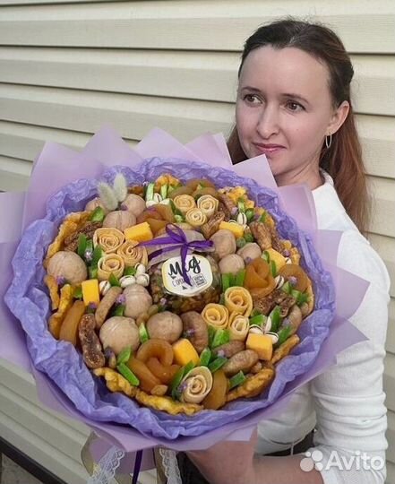 Съедобные букеты /сухофрукты