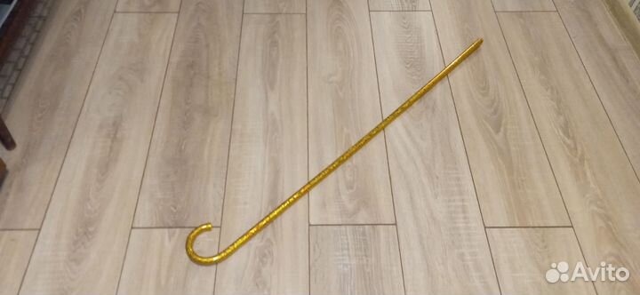 Трость для восточных танцев золотистая