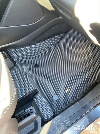 Коврики EVA 3Д на Куга черный+черный