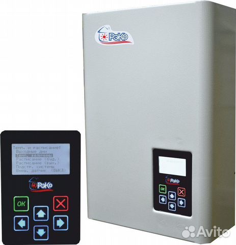 Электрический котёл отопления одноконтурный настен