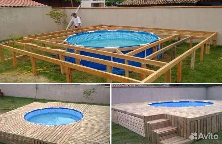 Установка бассейнов, душевых кабин, джакузи