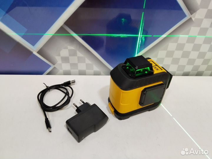 Уровень лазерный Denzel LXI 360-2 Green №1