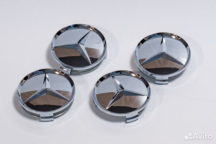 Заглушки ступиц Мерседес 75 мм