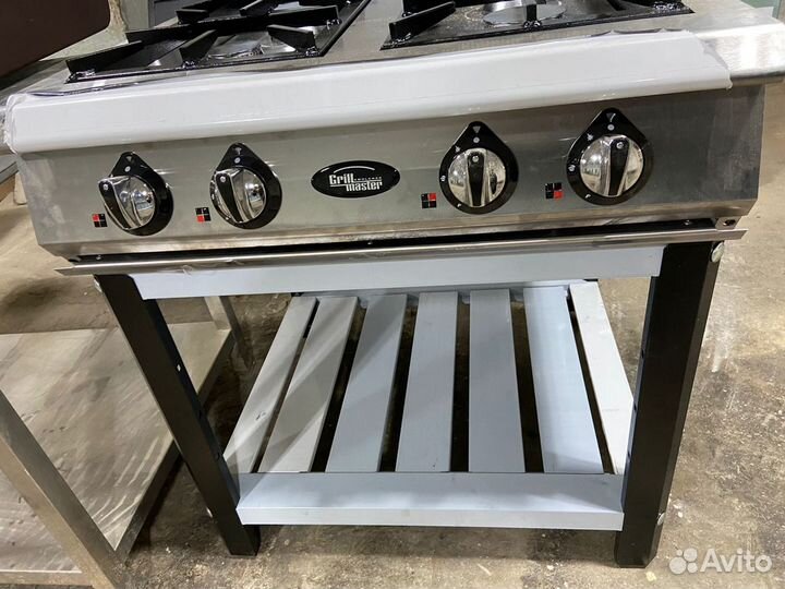 Плита газовая Grill Master Ф4пг/800 на подставке