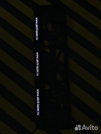 Номерные рамки с подсветкой