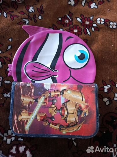 Резиновая шапочка для плавания, детская