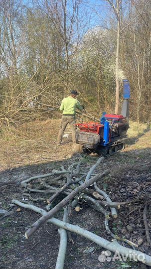 Измельчитель веток дробилка щепорез