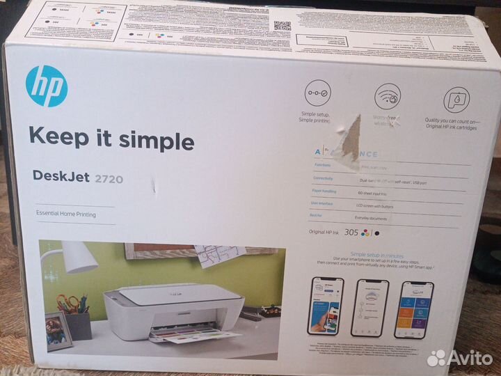Цветной принтер hp deskjet 2720