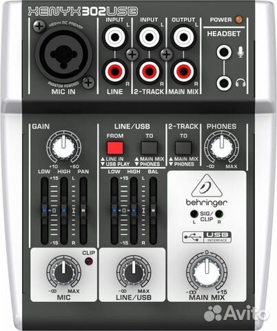 Микшерный пульт Behringer 302USB