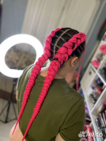 Косы, косы с канекалоном, афрокосы, боксерские кос