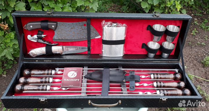 Шашлычный набор 16 предметов доставка 2 ч. Екб