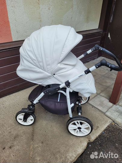 Коляска 2 в 1 эко кожа