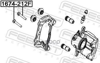 Направляющая суппорта MB A180 CDI/A200 CDI/A220