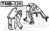 Сайленблок задней подушки двигателя (toyota carina