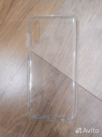Чехол на Samsung Galaxy A50 прозрачный новый