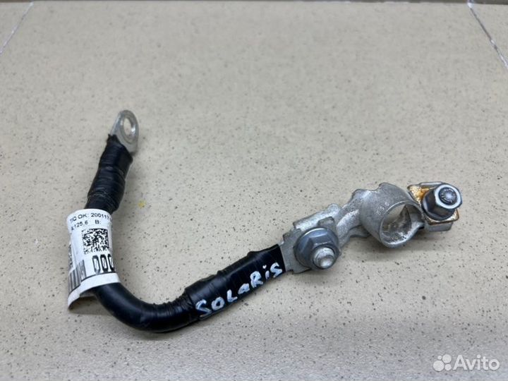 Клемма аккумулятора минус Hyundai Solaris седан