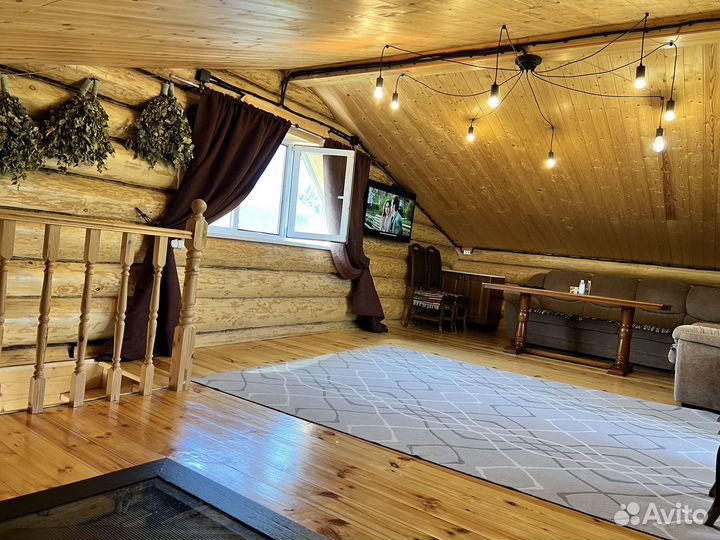 Баня на дровах с чаном