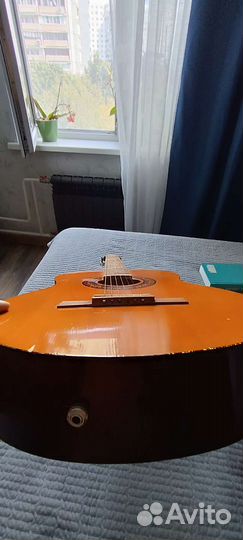 Акустическая гитара бу (с электромодулем)