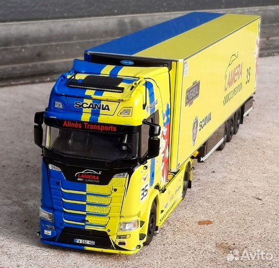 1/50 Scania Lamera фура рефрижератор Tekno 1из225