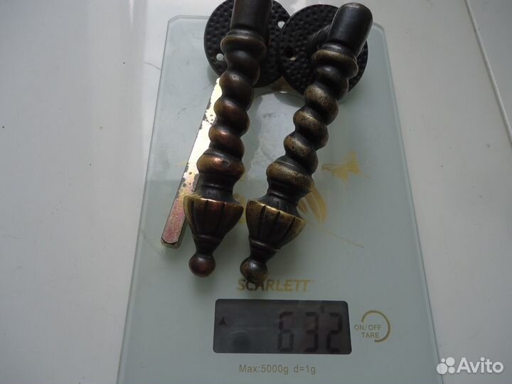 Бронзовые ручки комплект