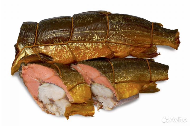 Рулет горбуша+скумбрия горячего копчения