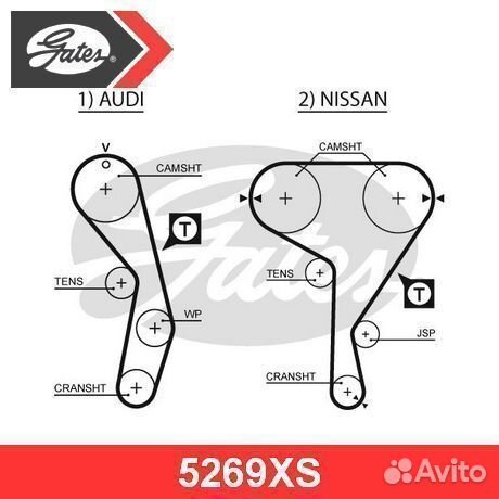 Ремень грм 5269XS gates