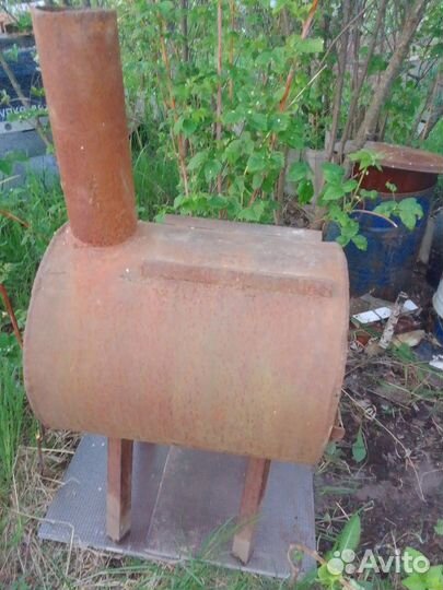 Печь буржуйка для дачи или гаража бу