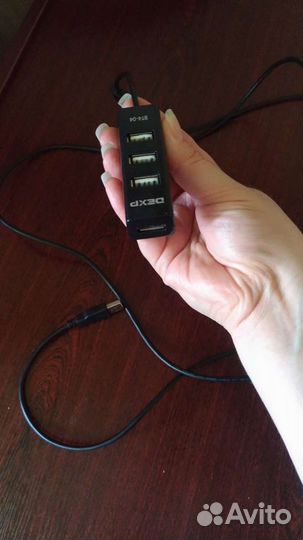 USB-разветвитель для флешки и устройства 4 порта